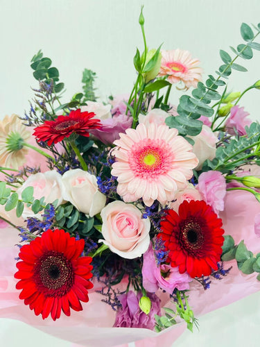 Pink Rose & Gerbera Bouquet